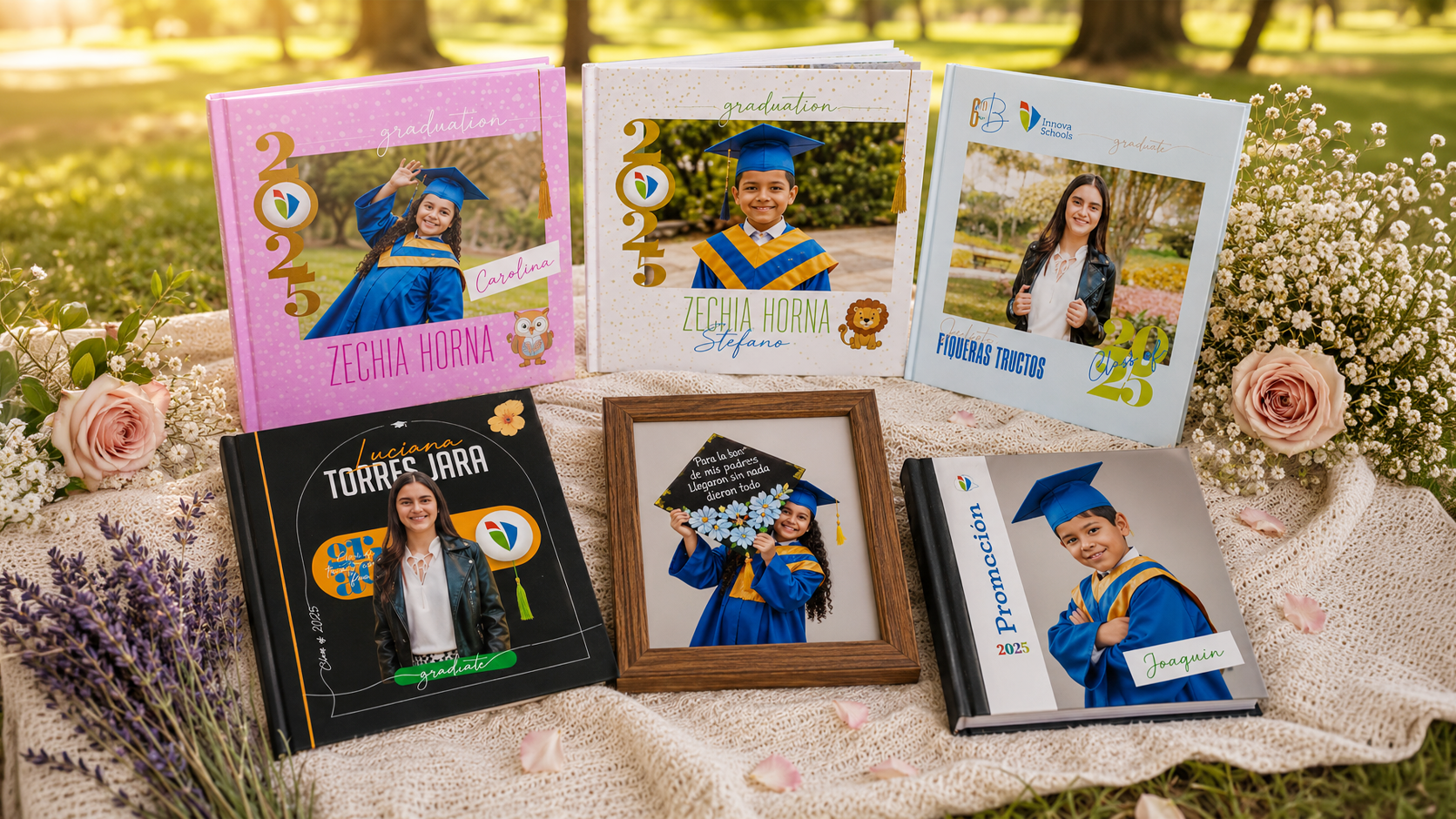 Anuarios escolares personalizados para promociones